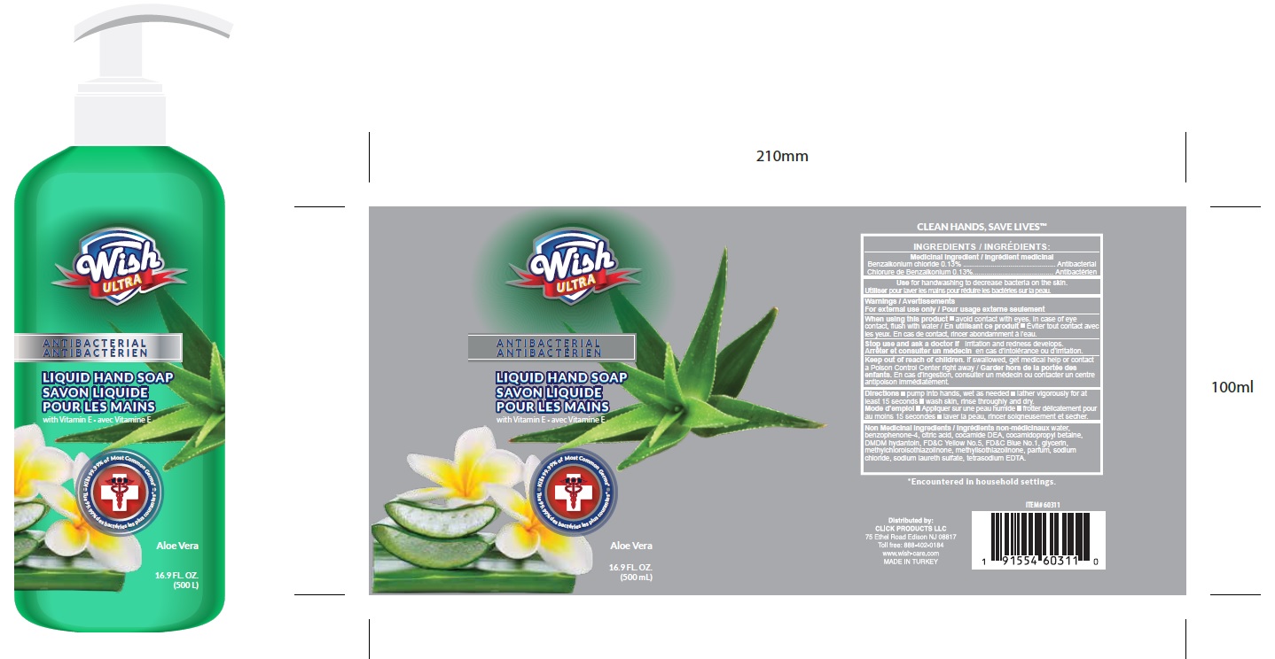 Pill image for Wish Ultra Antibacterial Liquid Hand Soap - Aloe Vera