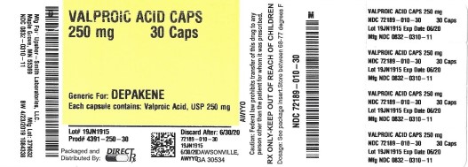 Pill image for Valproic Acid