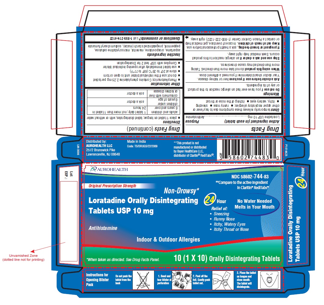 Pill image for Loratadine Orally Disintegrating Tablets Usp 10 Mg