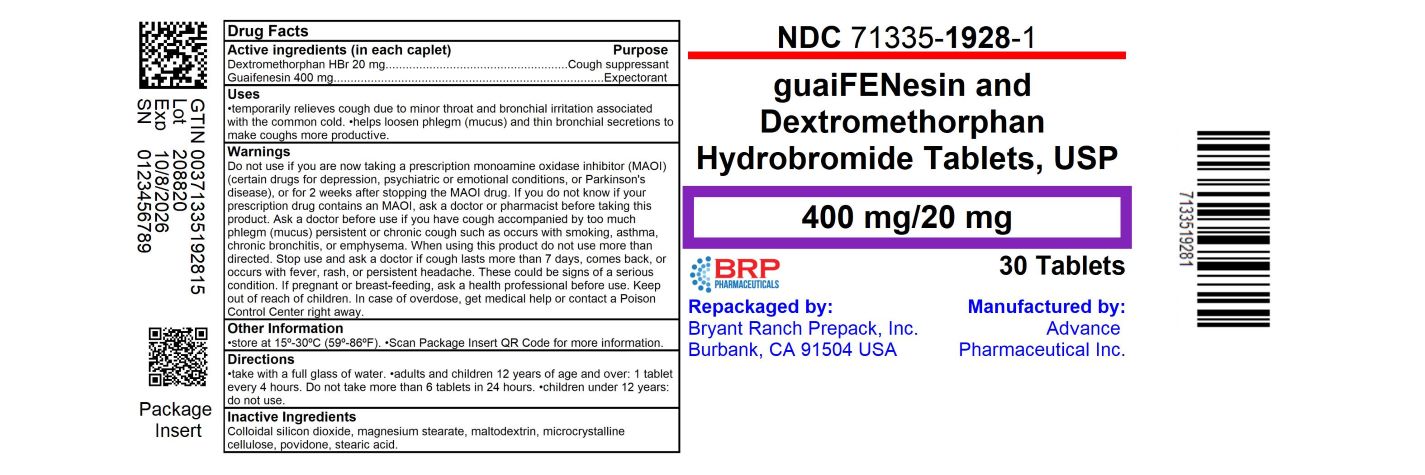 Pill image for Guaifenesin 400 Mg - Dextromethorphancaplets 20 Mg Caplets