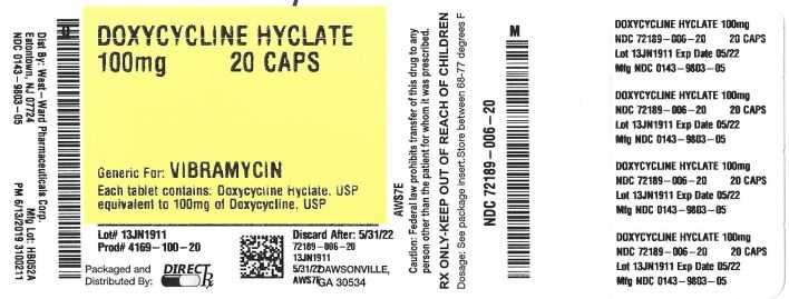 Pill image for Doxycycline Hyclate