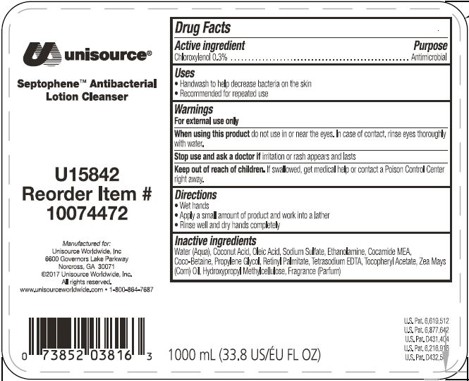 Pill image for Unisource® Septophene™ Antibacterial Lotion Cleanser