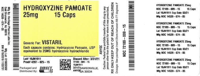 Pill image for Hydroxyzine Pamoate