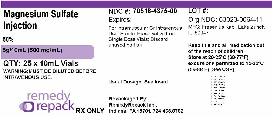 Pill image for Magnesium Sulfate Injection, Usp