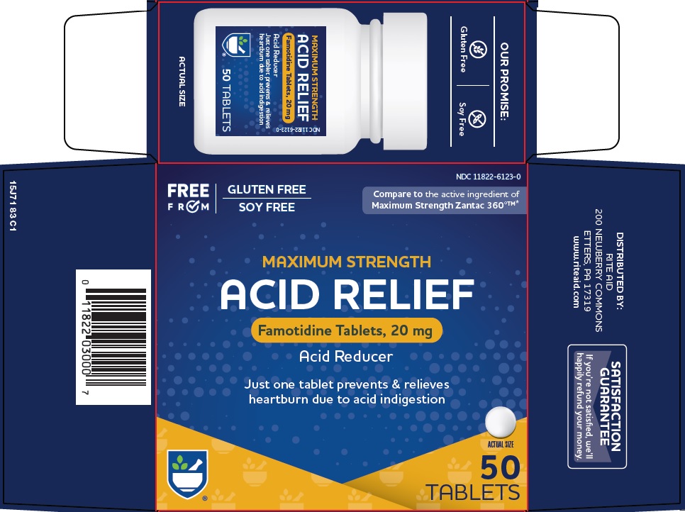 Pill image for Rite Aid Corporation Acid Relief Drug Facts