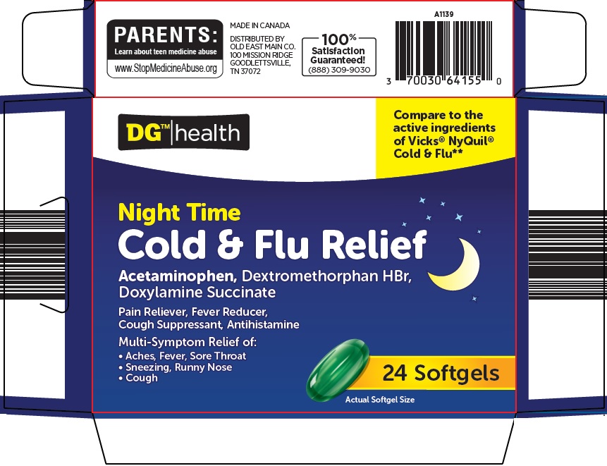 Pill image for Dolgencorp, Llc Cold & Flu Relief Drug Facts