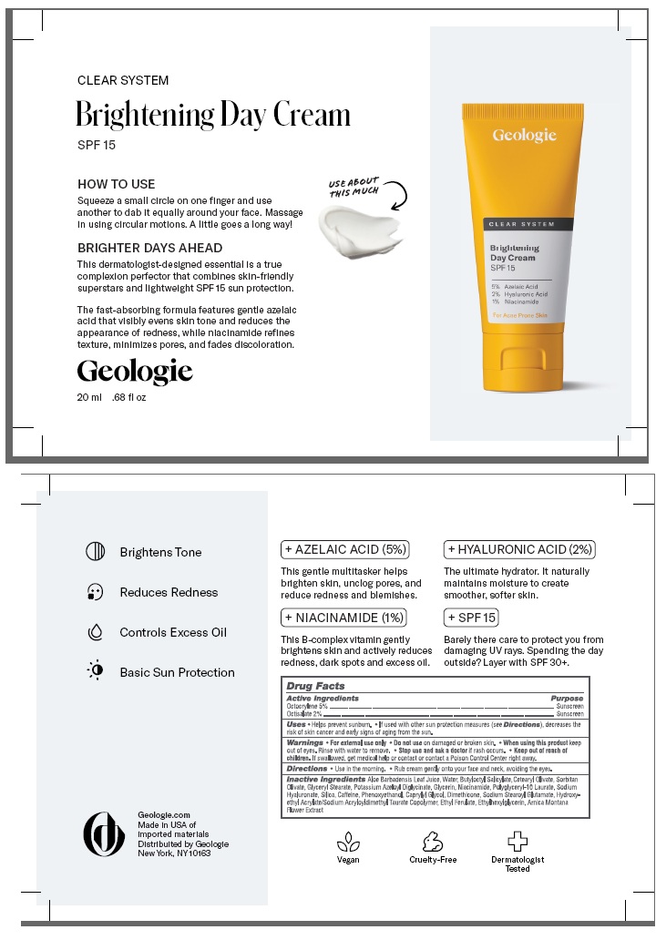 Pill image for Geologie Clear System Brightening Day Cream Spf 15