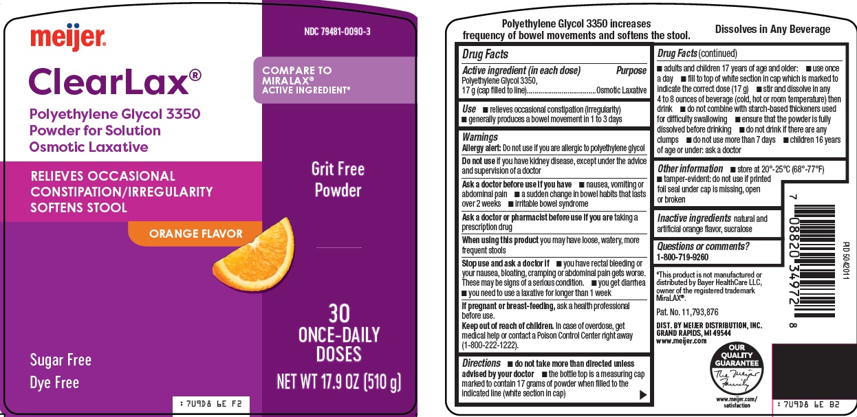 Pill image for Meijer Distribution, Inc. Clearlax®