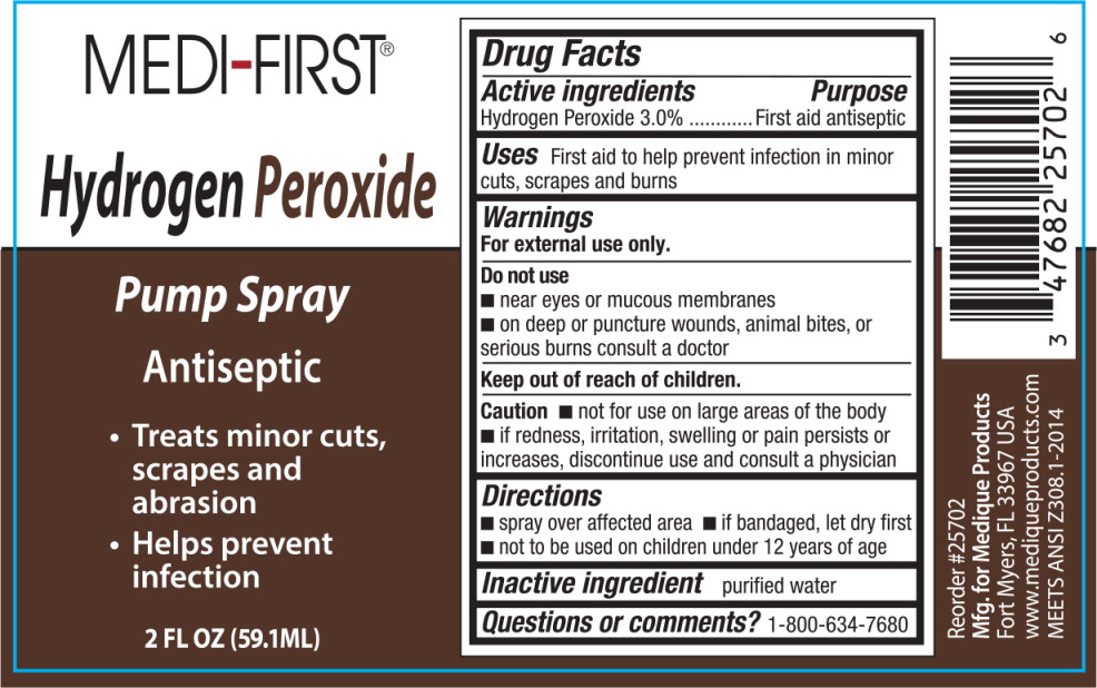 Pill image for Medi-first Hydrogen Peroxide Spray