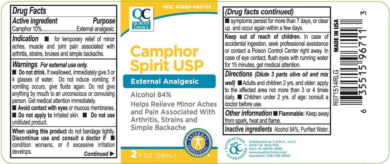 Pill image for Quality Choice Camphor Spirit