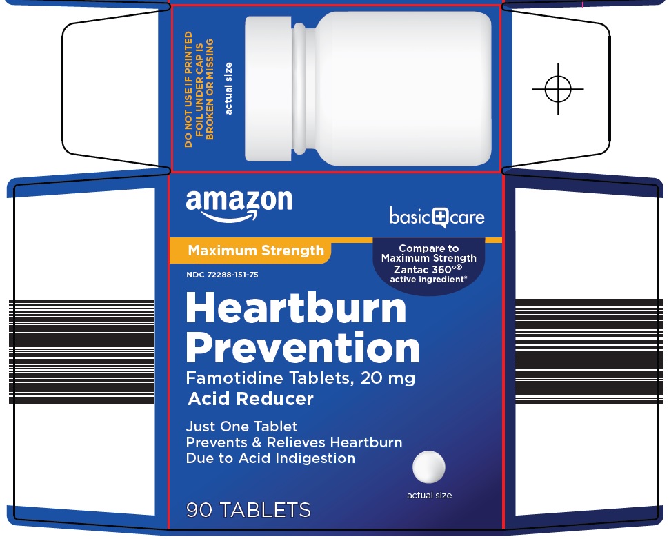 Pill image for Amazon Heartburn Prevention Drug Facts