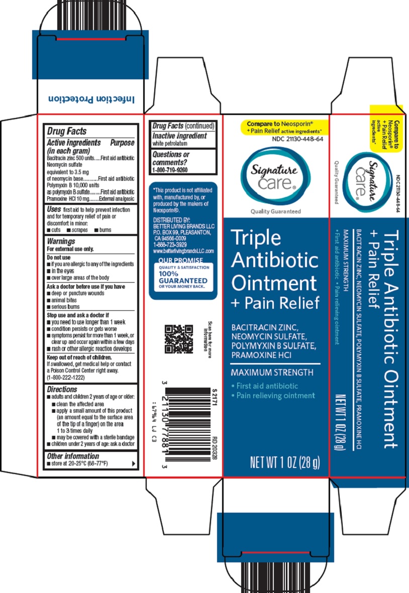 Pill image for Better Living Brands Llc Triple Antibiotic Ointment Drug Facts