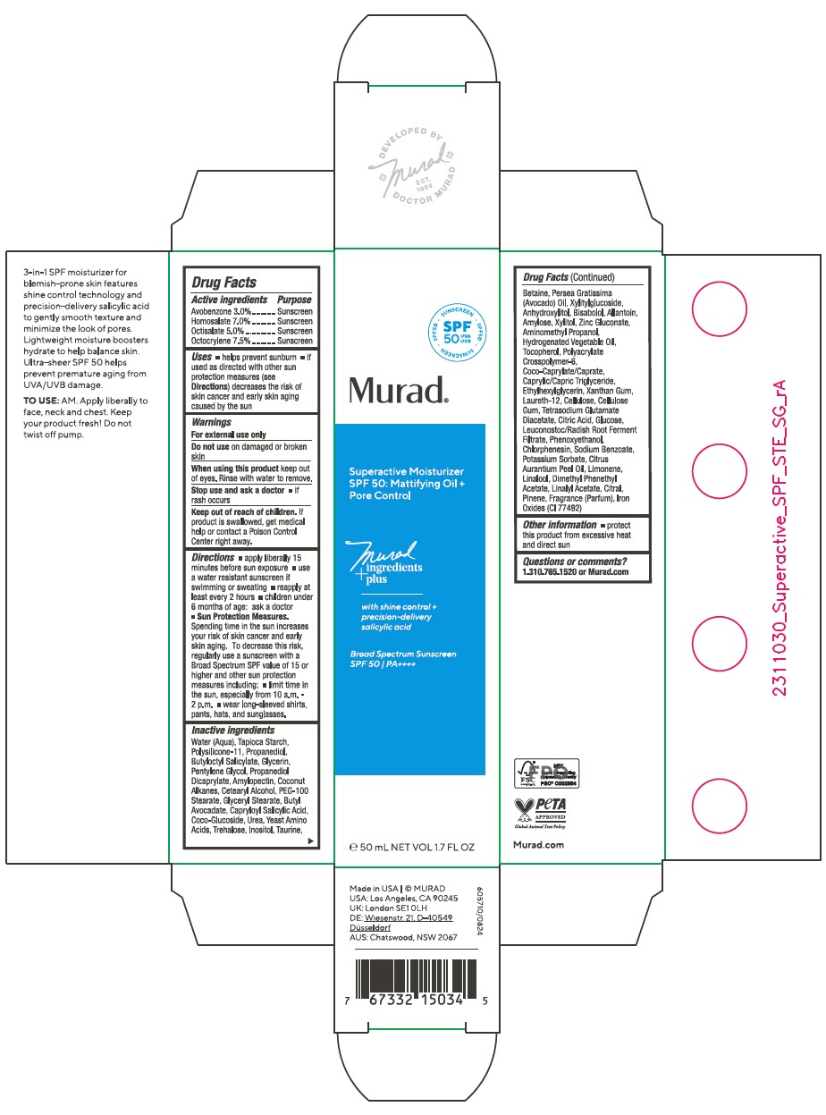 Pill image for Superactive Moisturizer Spf 50: Mattifying Oil + Pore Control
