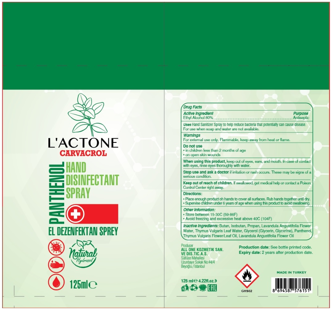 Pill image for L'actone Carvacrol Hand Disinfectant Spray