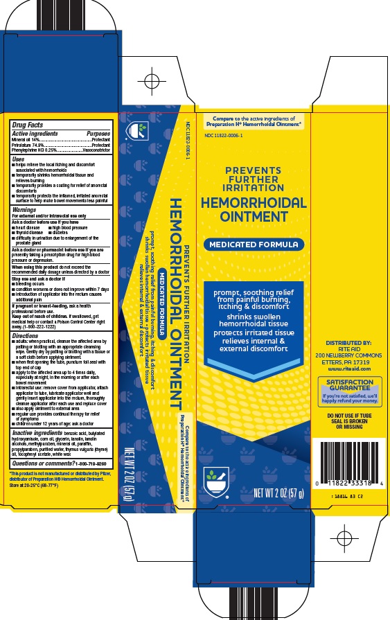 Pill image for Rite Aid Corporation Hemorrhoidal Ointment Drug Facts
