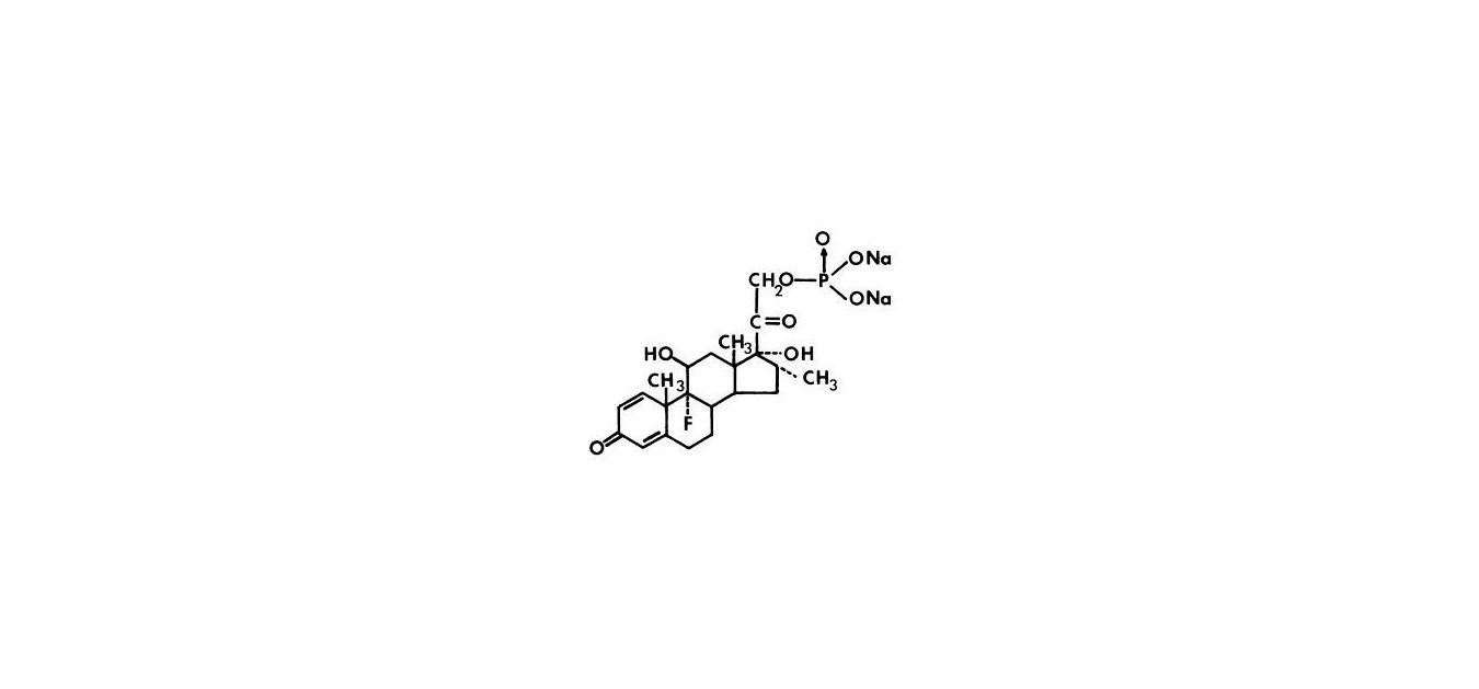 Pill image for dexamethasone sodium phosphate injection, usp 20mg/5ml (4mg/ml) vial