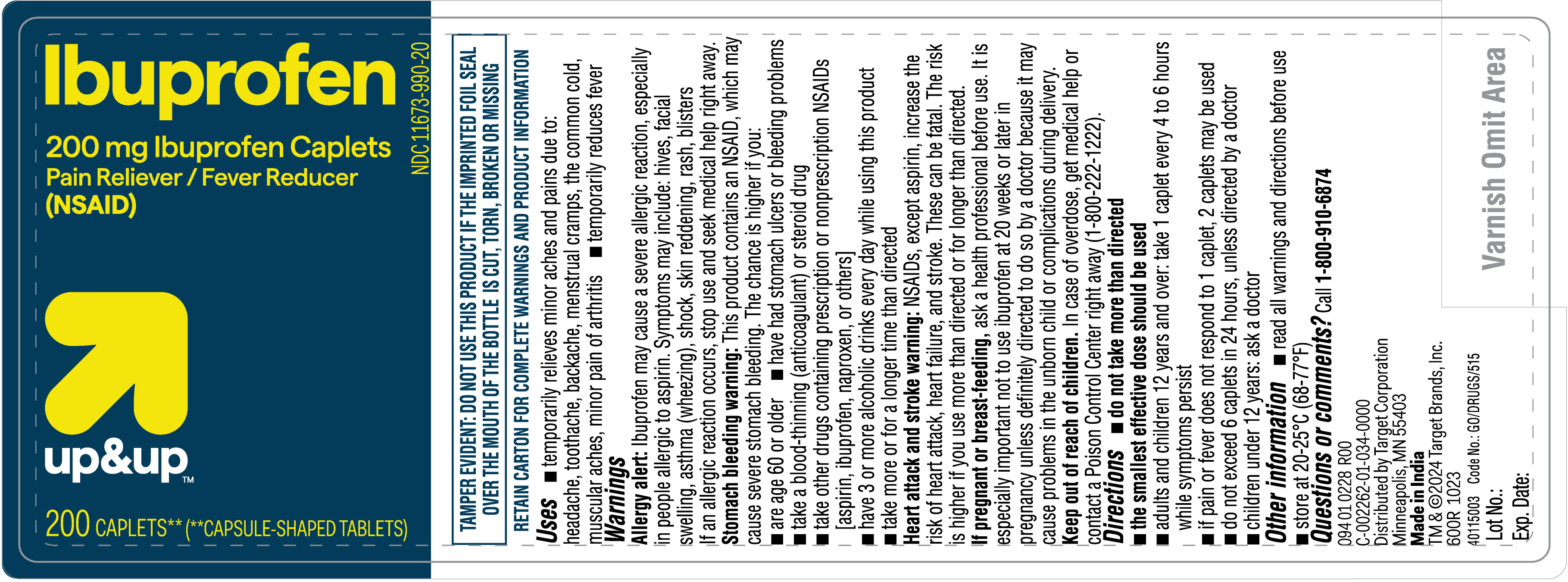 Pill image for Target Ibuprofen 200 Mg Caplets (brown)