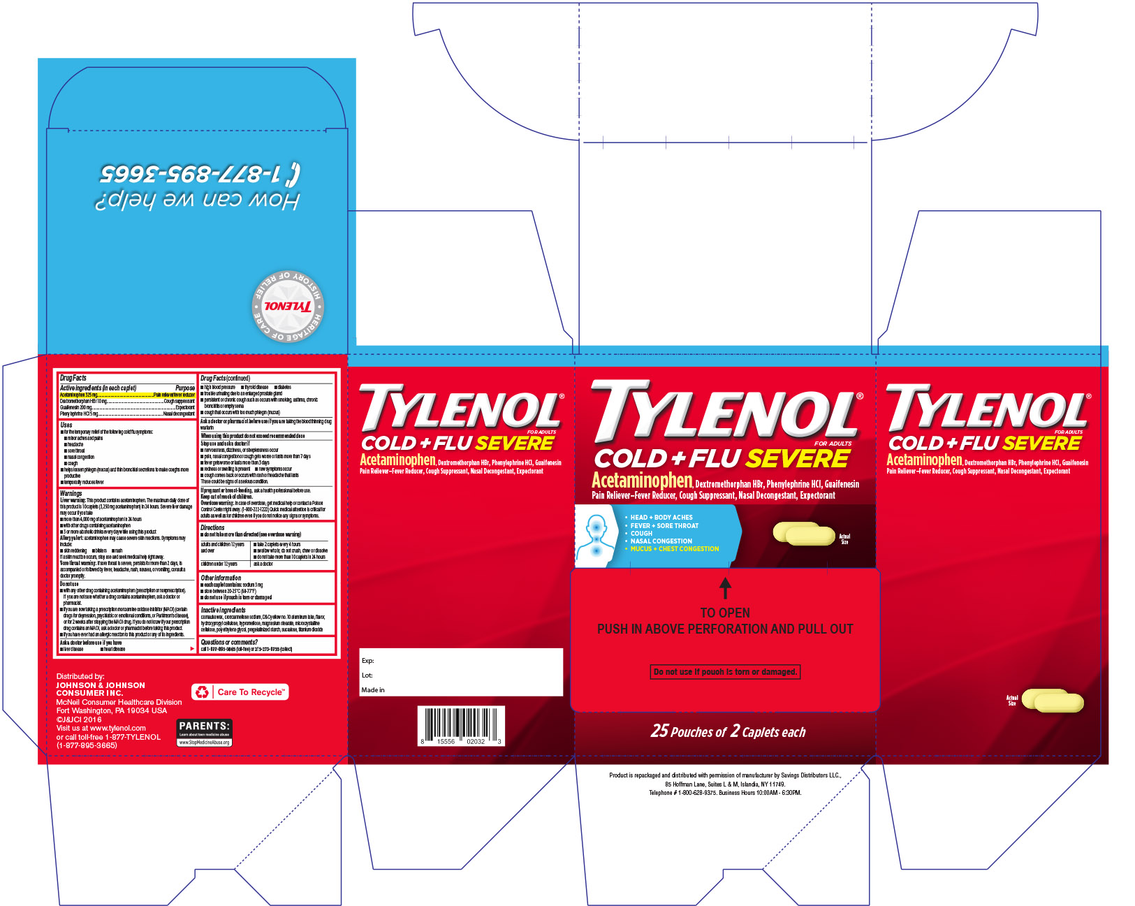 Pill image for Tylenol Cold Plus Flu Severe