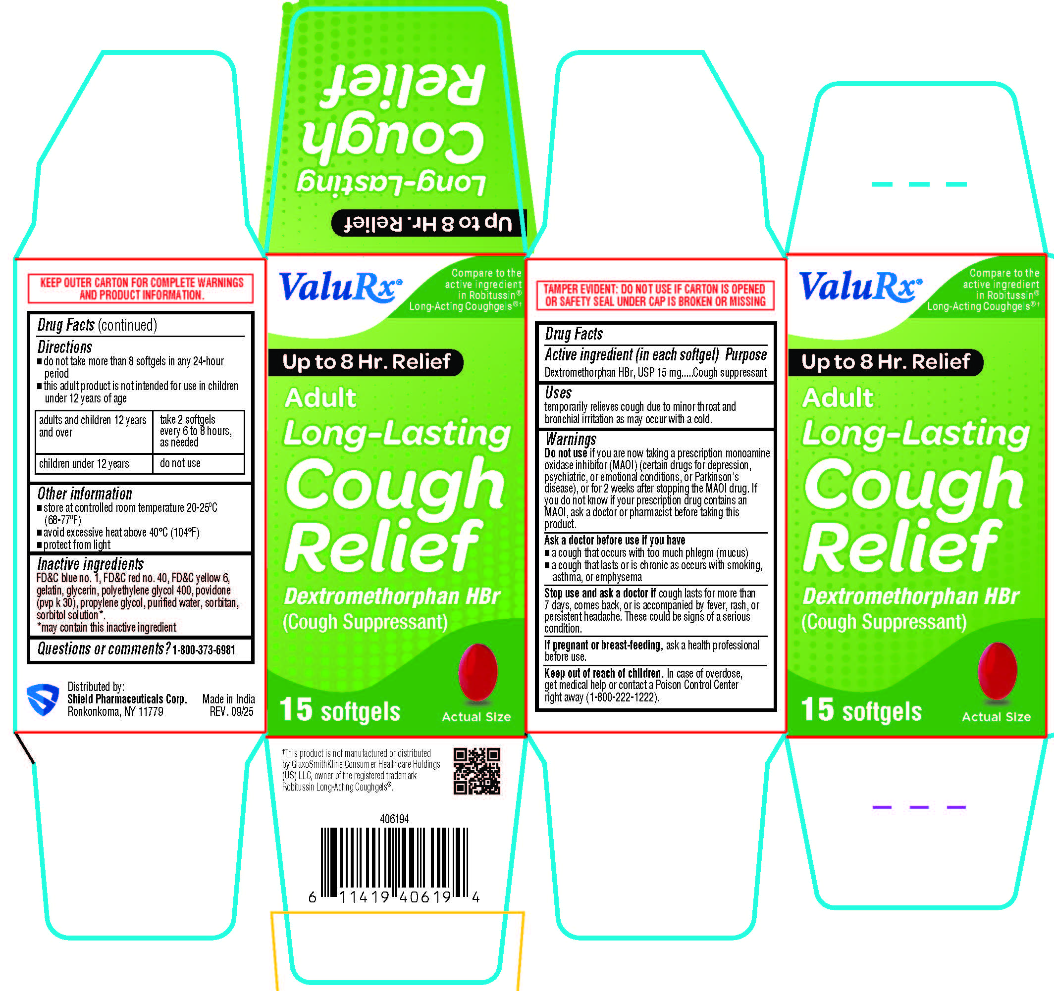 Pill image for Adult Long Lasting Cough Relief