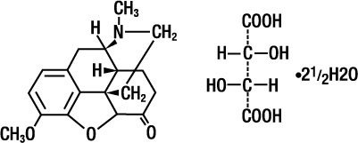 Pill image for hydrocodone bitartrate and acetaminophen tablets, usp   cii 