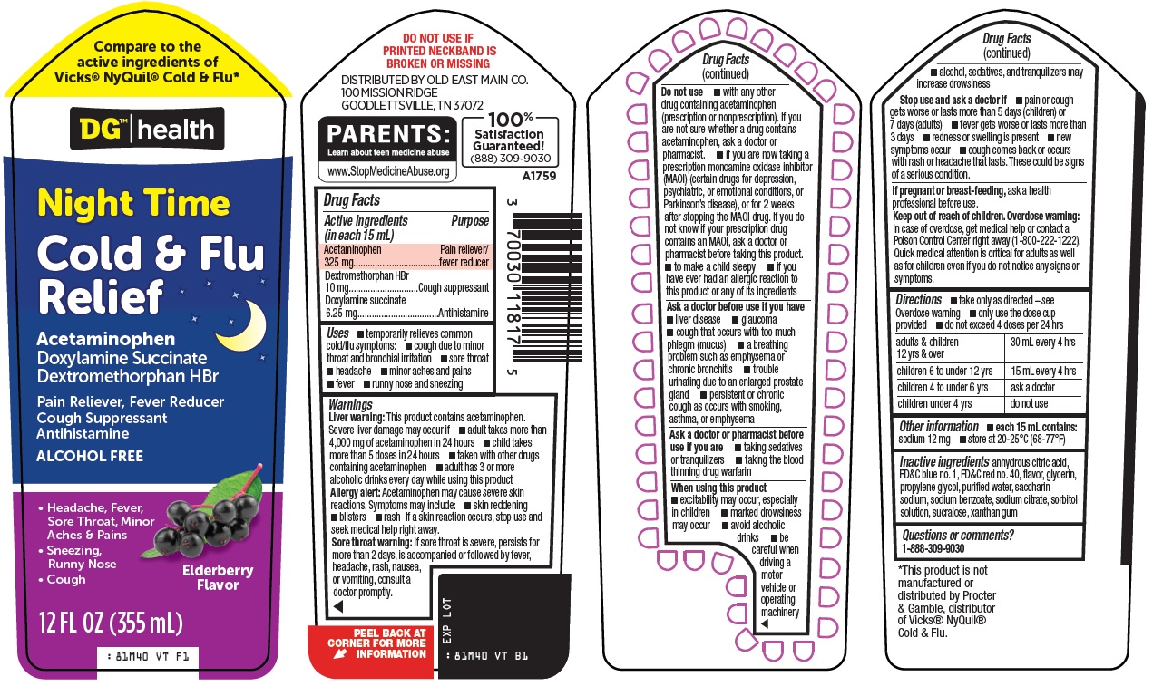 Pill image for Dolgencorp, Llc Cold & Flu Relief Drug Facts