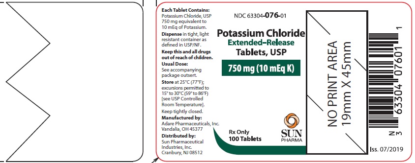 Pill image for Potassium Chloride Extended Release Tablets, Usp 10 Meq K
