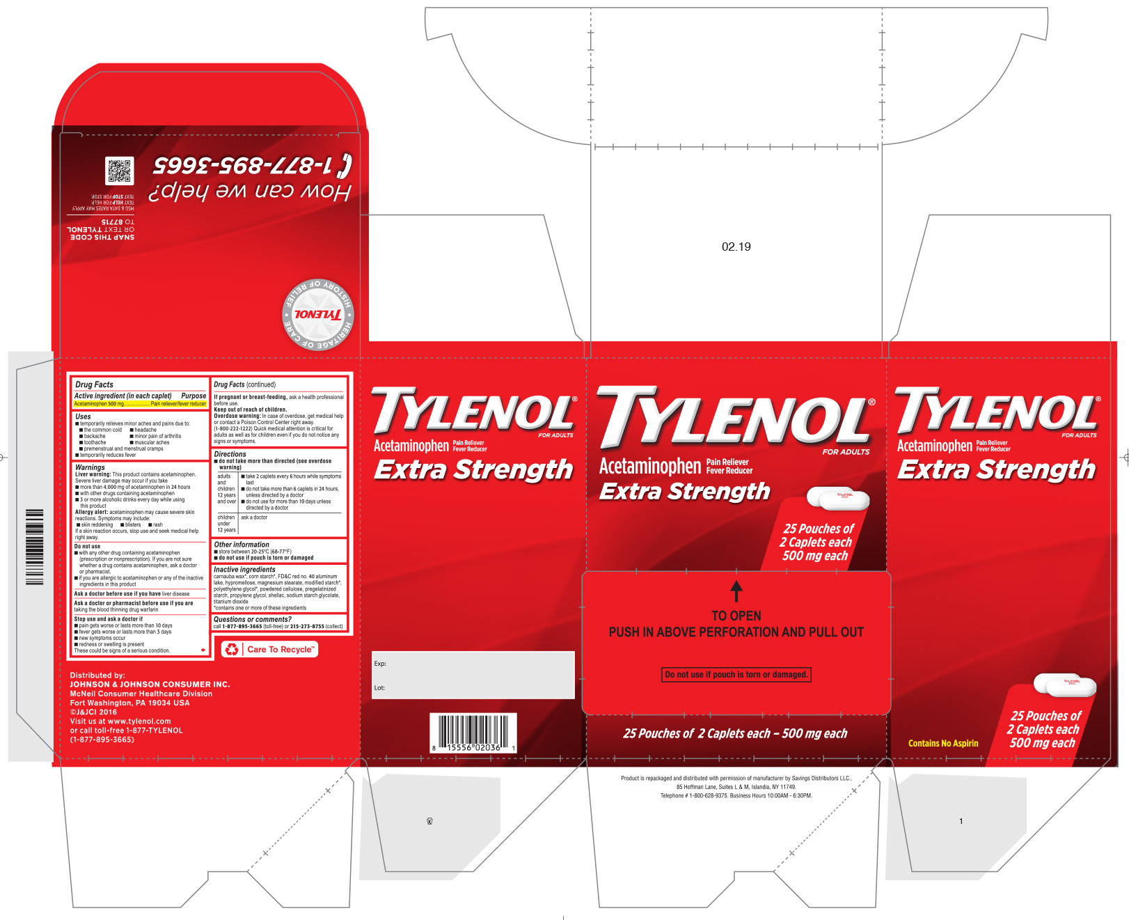 Pill image for Tylenol Extra Strength