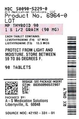 Pill image for Np Thyroid 90
