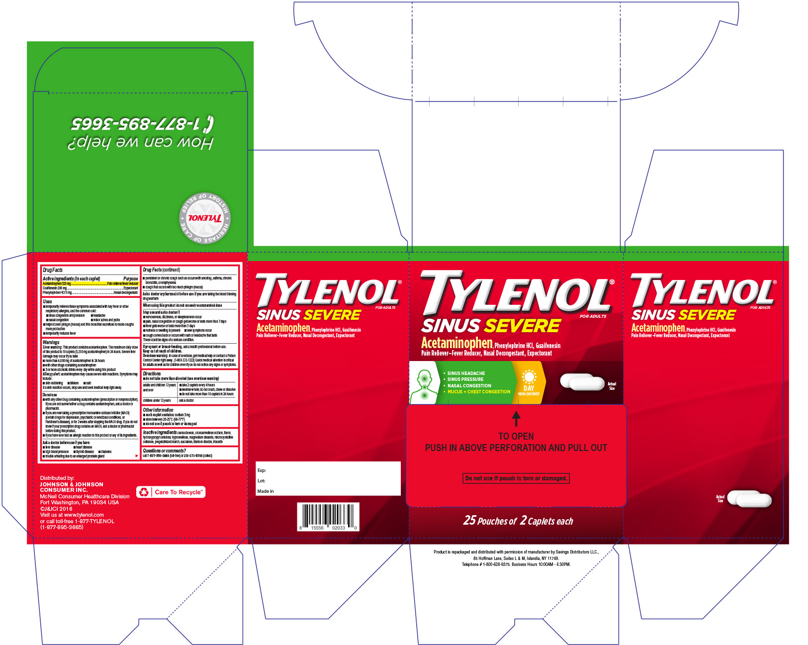 Pill image for Tylenol Sinus Severe