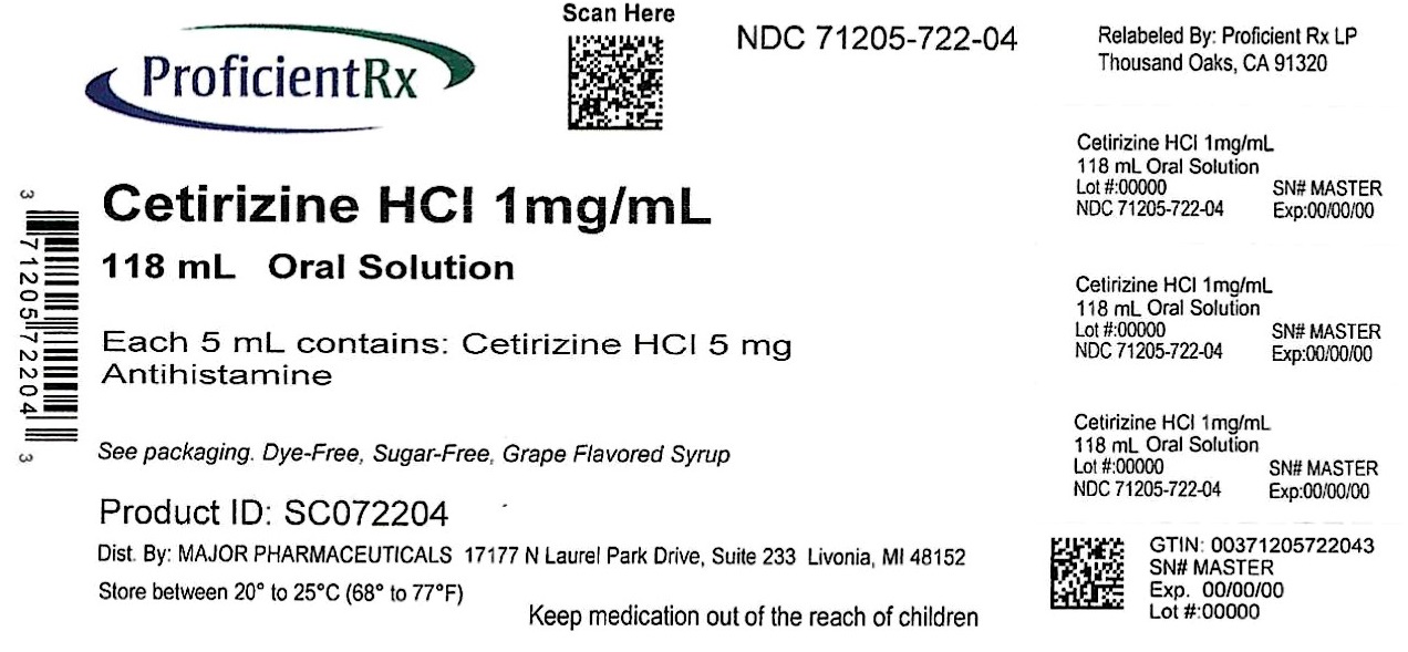 Pill image for Major Pharmaceuticals Children’s Cetirizine Hydrochloride Oral Solution Drug Facts