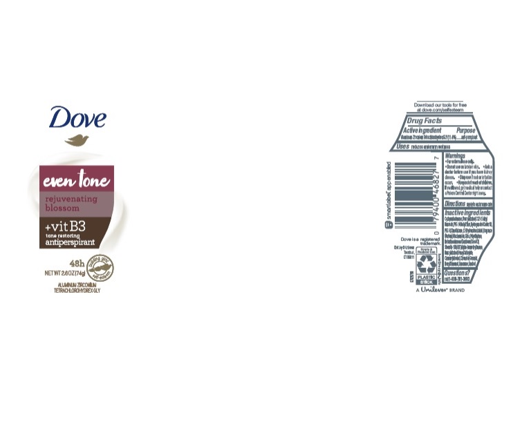 Pill image for Dove Even Tone Rejuvenating Blossom Antiperspirant