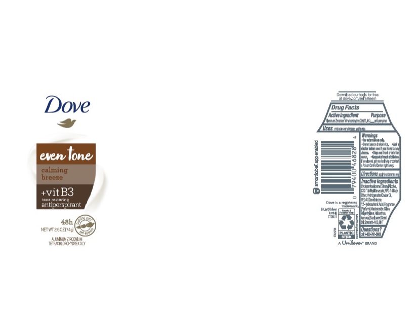 Pill image for Dove Even Tone Calming Breeze Antiperspirant