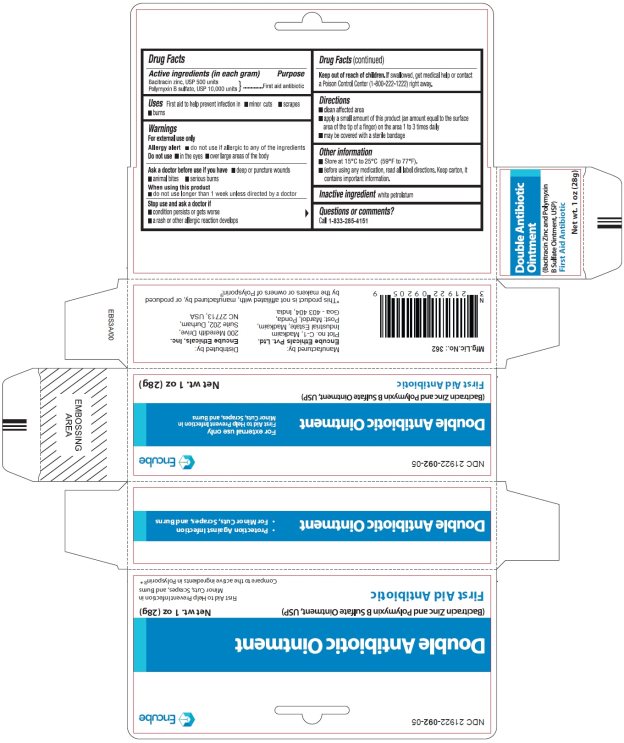 Pill image for Double Antibiotic Ointment (bacitracin Zinc And Polymyxin B Sulfate Ointment, Usp)