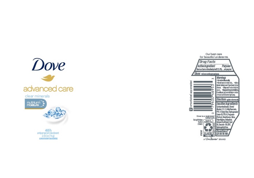 Pill image for Dove Clear Minerals 48h Antiperspirant Deodorant