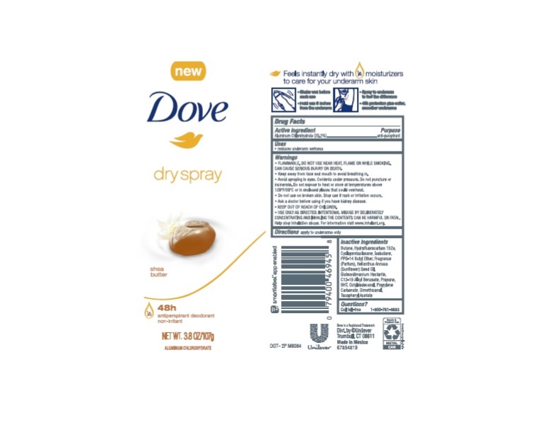 Pill image for Dove Shea Butter Dry Spray 48h Antiperspirant Deodorant