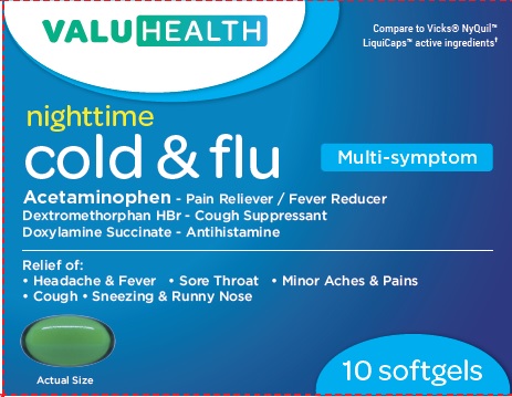 Pill image for Multi-symptom Nighttime Cold & Flu
