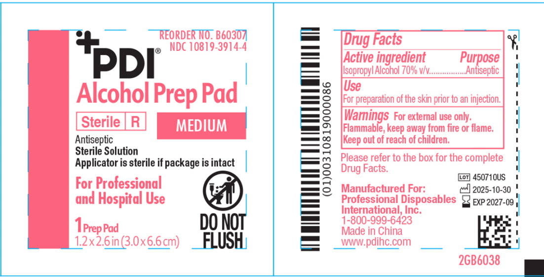 Pill image for Sterile Alcohol Ndc 10819-3914