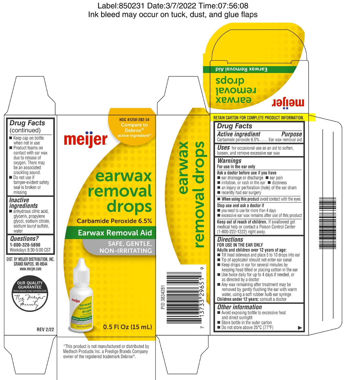 Pill image for Meijer Earwax Removal Drops