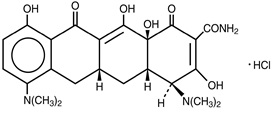 Pill image for minocycline hydrochloride capsules, usp