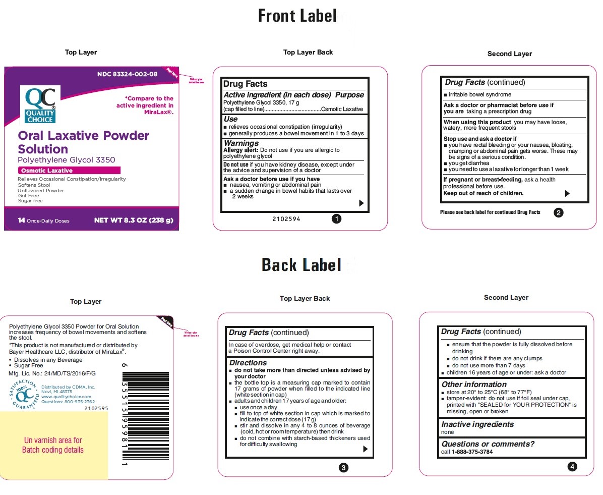 Pill image for Polyethylene Glycol 3350 Powder For Oral Solution, 17 G