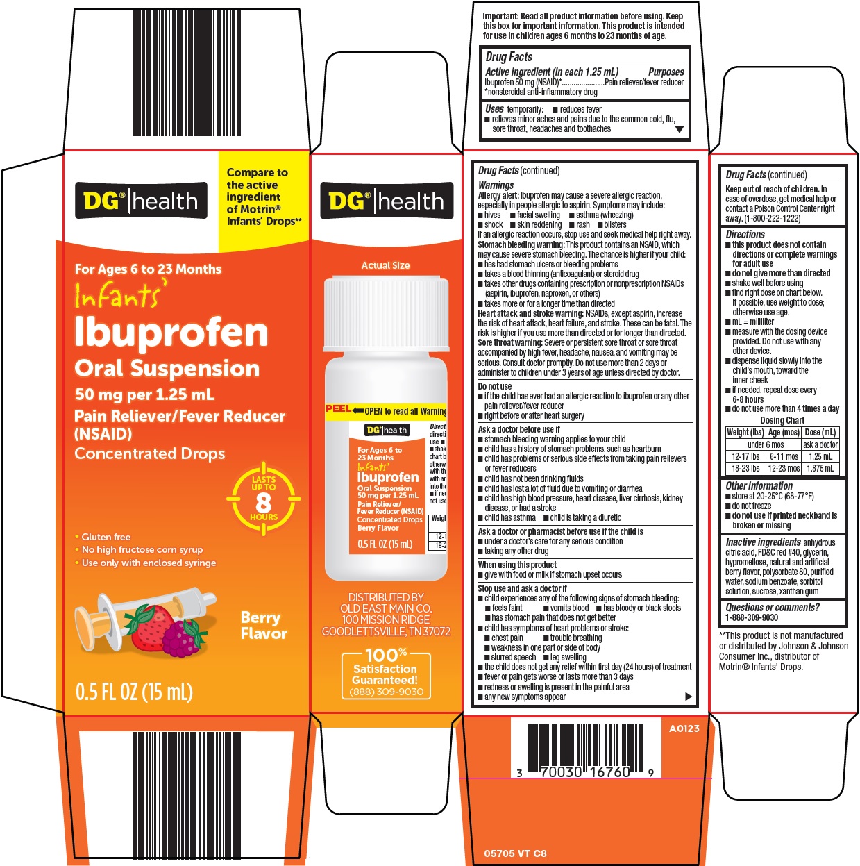 Pill image for Dolgencorp, Llc Infants’ Ibuprofen Oral Suspension Drug Facts