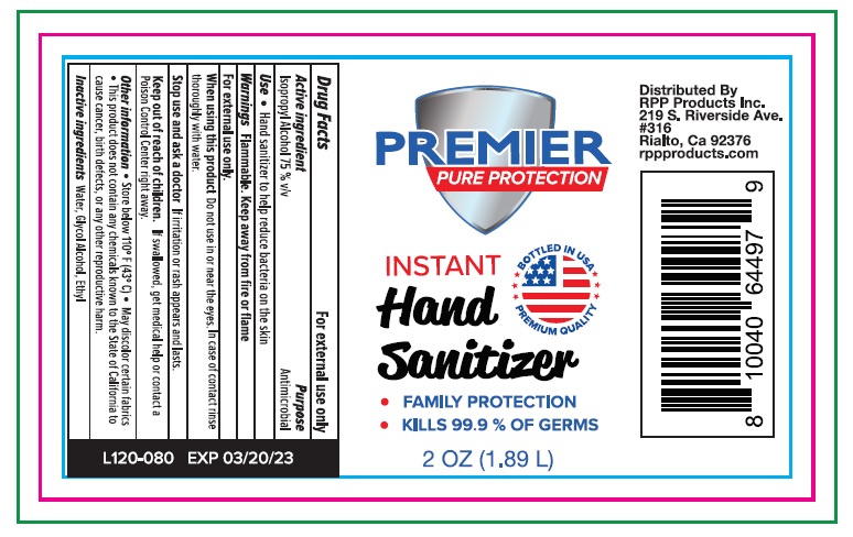 Pill image for Premier Instant Hand Sanitizer
