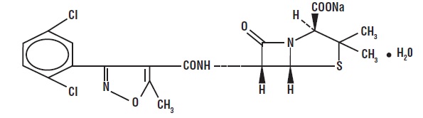 Pill image for Dicloxacillin Sodium Capsules Usp