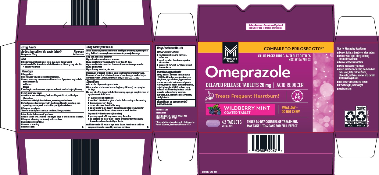 Pill image for Sam’s West, Inc. Omeprazole Drug Facts