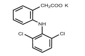Pill image for these highlights do not include all the information needed to use diclofenac potassium capsules safely and effectively. see full prescribing information for diclofenac potassium capsules.