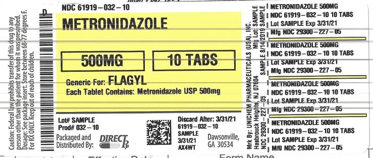 Pill image for metronidazole 500mg