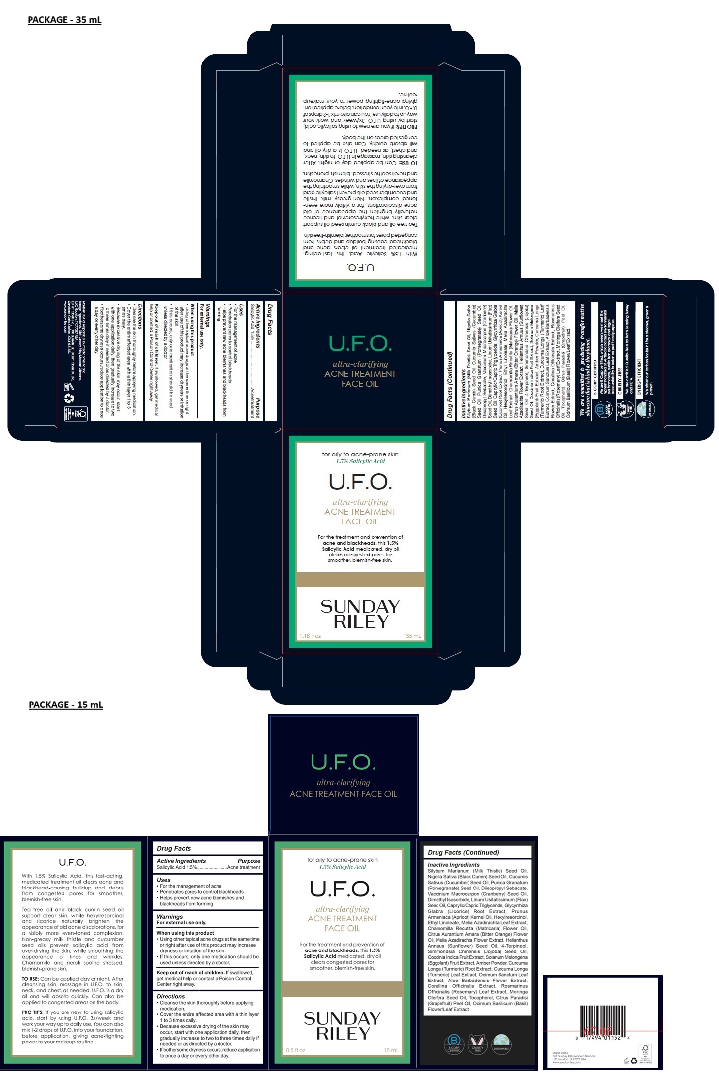Pill image for Sunday Riley U.f.o. Acne Treatment Face Oil