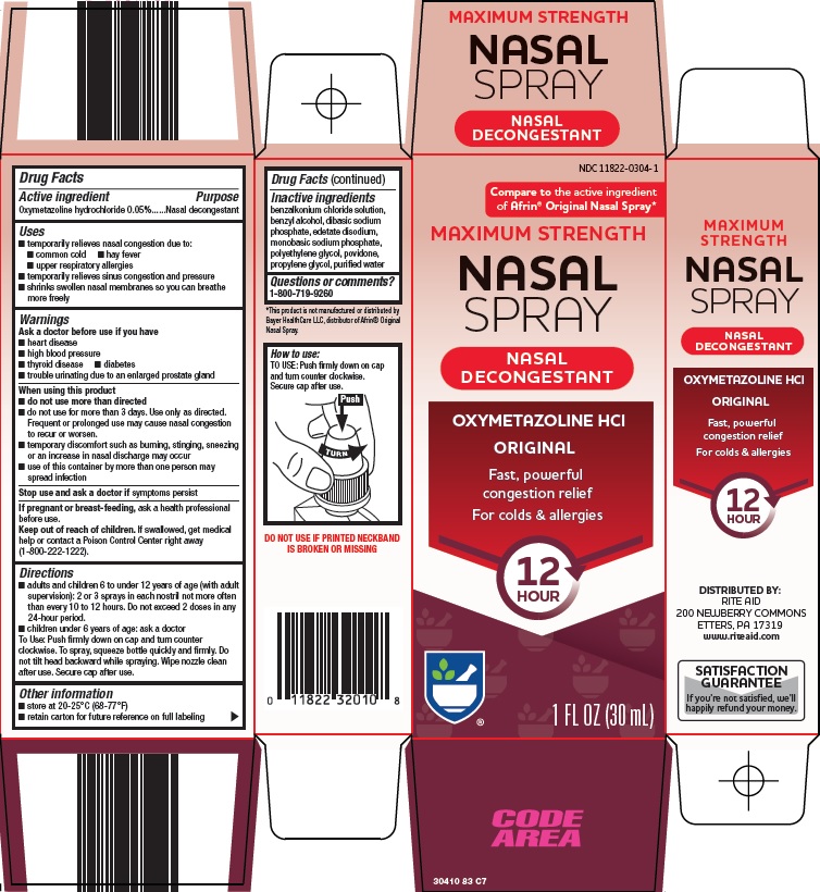 Pill image for Rite Aid Corporation Nasal Spray Drug Facts