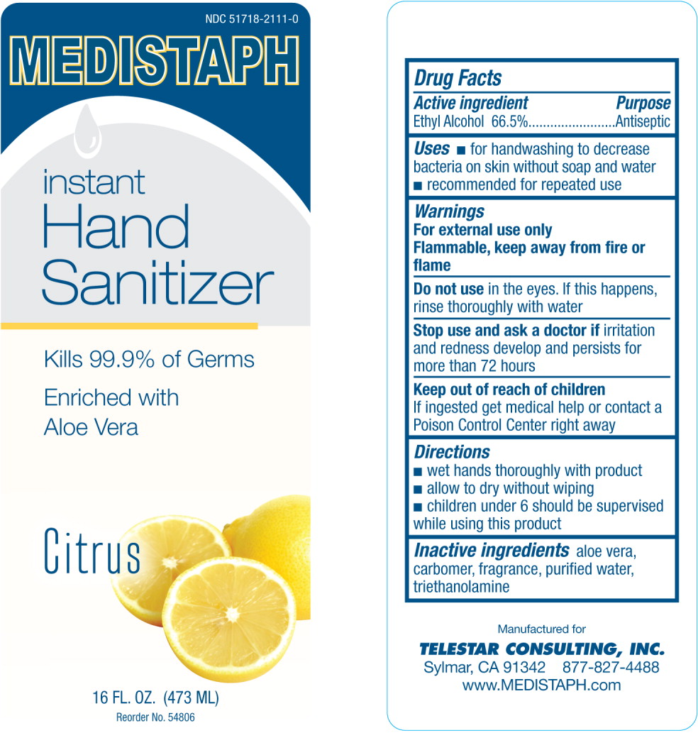 Pill image for Instant Hand Sanitizer Citrus Scent
