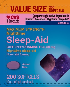 Pill image for Cvs Health Maximum Strength Nighttime Sleep-aid